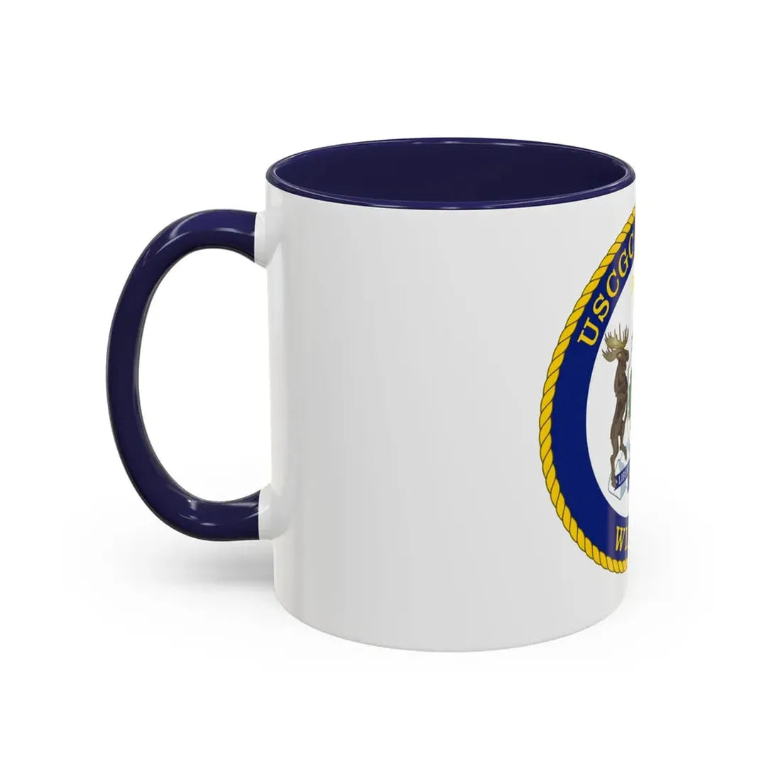 USCGC Hickory WLB 212 (U.S. Coast Guard) Accent Coffee Mug - Go Mug Yourself