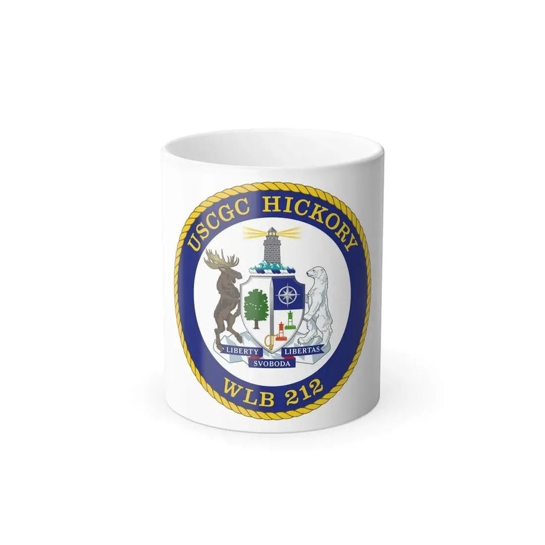 USCGC Hickory WLB 212 (U.S. Coast Guard) Color Changing Coffee Mug 11oz - Go Mug Yourself