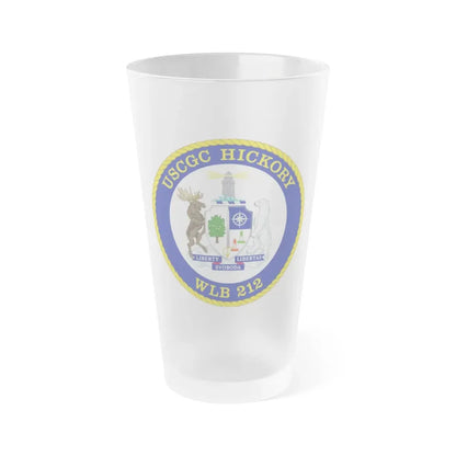 USCGC Hickory WLB 212 (U.S. Coast Guard) Frosted Pint Glass 16oz Default Title - Go Mug Yourself