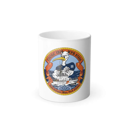 USCGC IBIS (U.S. Coast Guard) Color Changing Mug 11oz-11oz-Go Mug Yourself
