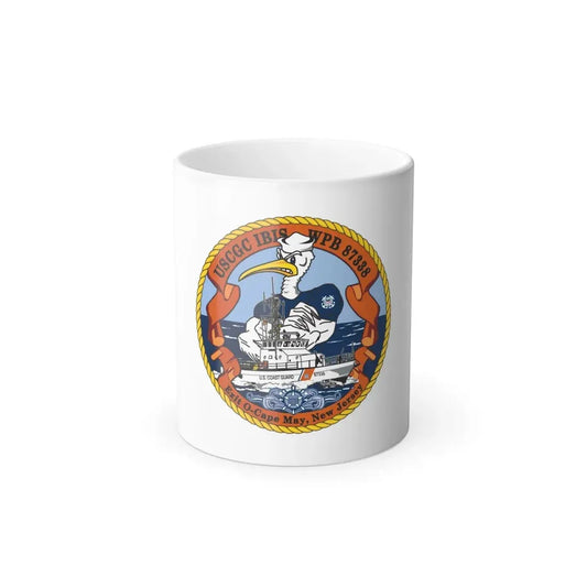 USCGC IBIS (U.S. Coast Guard) Color Changing Coffee Mug 11oz - Go Mug Yourself