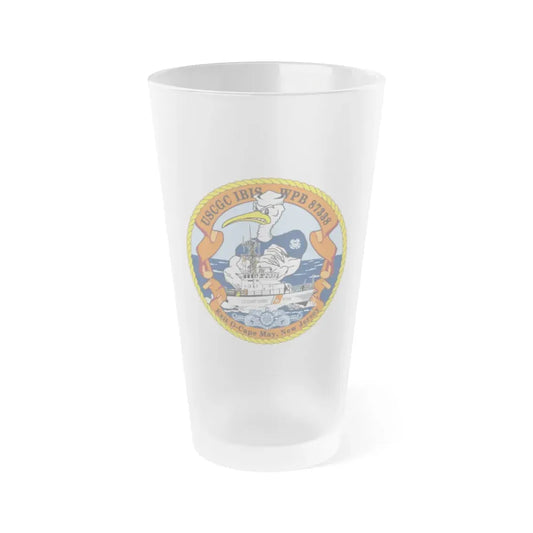 USCGC IBIS (U.S. Coast Guard) Frosted Pint Glass 16oz Default Title - Go Mug Yourself