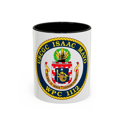 USCGC Isaac Mayo WPC 1112 (U.S. Coast Guard) Accent Coffee Mug 11oz Black - Go Mug Yourself