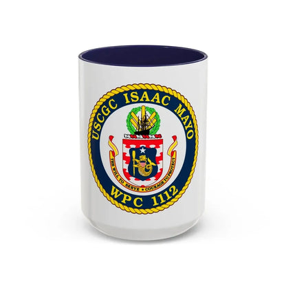 USCGC Isaac Mayo WPC 1112 (U.S. Coast Guard) Accent Coffee Mug 15oz Navy - Go Mug Yourself