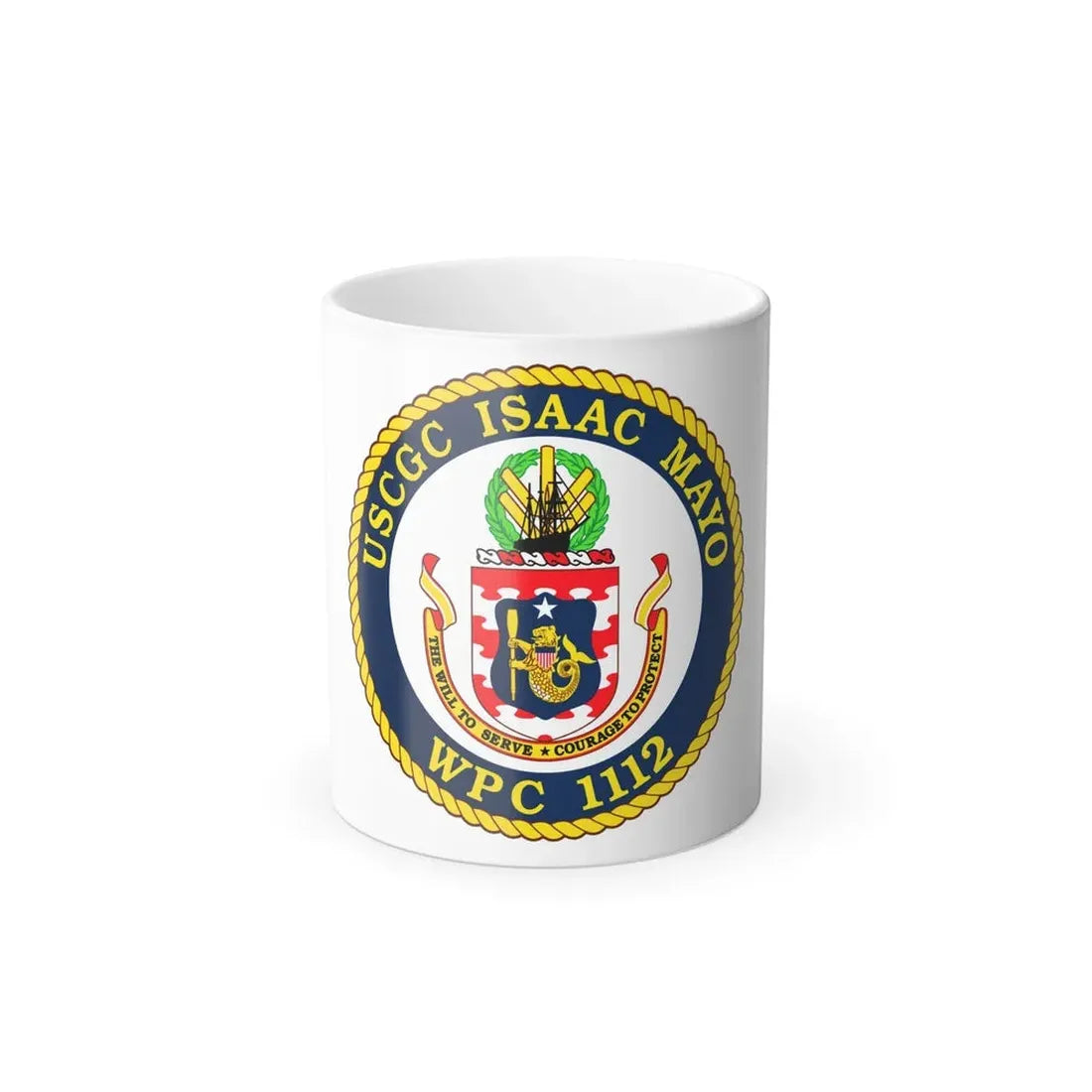 USCGC Isaac Mayo WPC 1112 (U.S. Coast Guard) Color Changing Coffee Mug 11oz - Go Mug Yourself