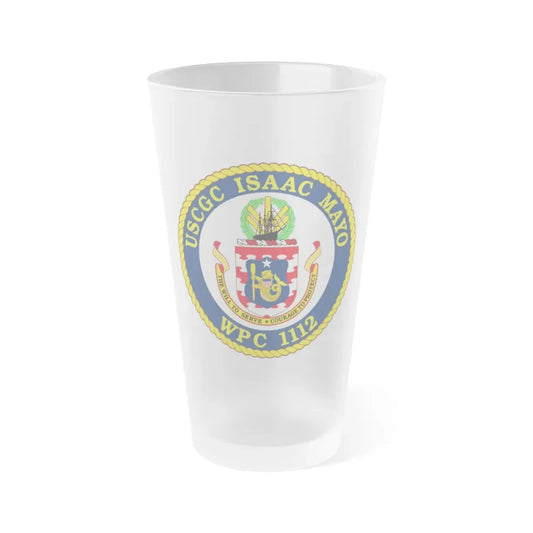 USCGC Isaac Mayo WPC 1112 (U.S. Coast Guard) Frosted Pint Glass 16oz Default Title - Go Mug Yourself