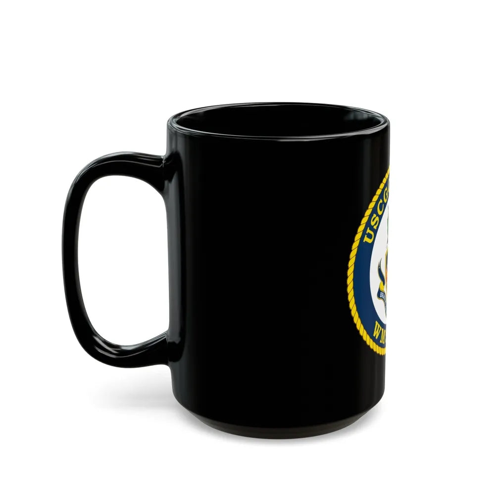 USCGC James WMSL 754 (U.S. Coast Guard) Black Coffee Mug-Go Mug Yourself