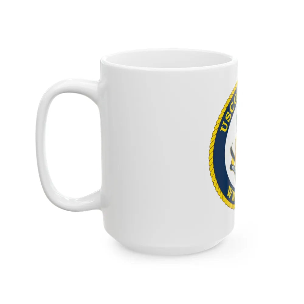 USCGC James WMSL 754 (U.S. Coast Guard) White Coffee Mug-Go Mug Yourself