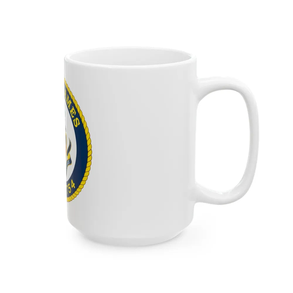 USCGC James WMSL 754 (U.S. Coast Guard) White Coffee Mug-Go Mug Yourself