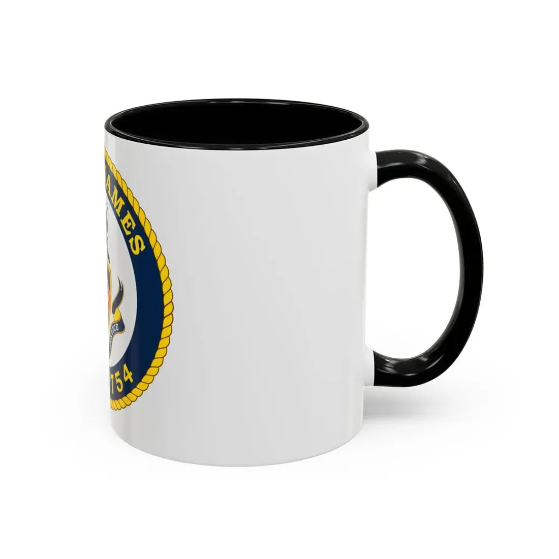 USCGC James WMSL 754 (U.S. Coast Guard) Accent Coffee Mug - Go Mug Yourself
