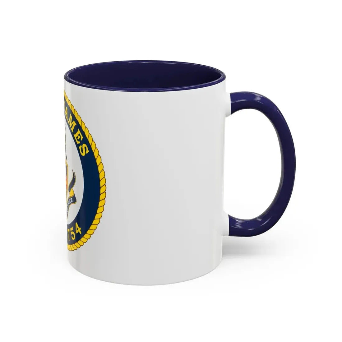 USCGC James WMSL 754 (U.S. Coast Guard) Accent Coffee Mug - Go Mug Yourself