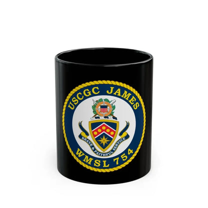 USCGC James WMSL 754 (U.S. Coast Guard) Black Coffee Mug 11oz - Go Mug Yourself