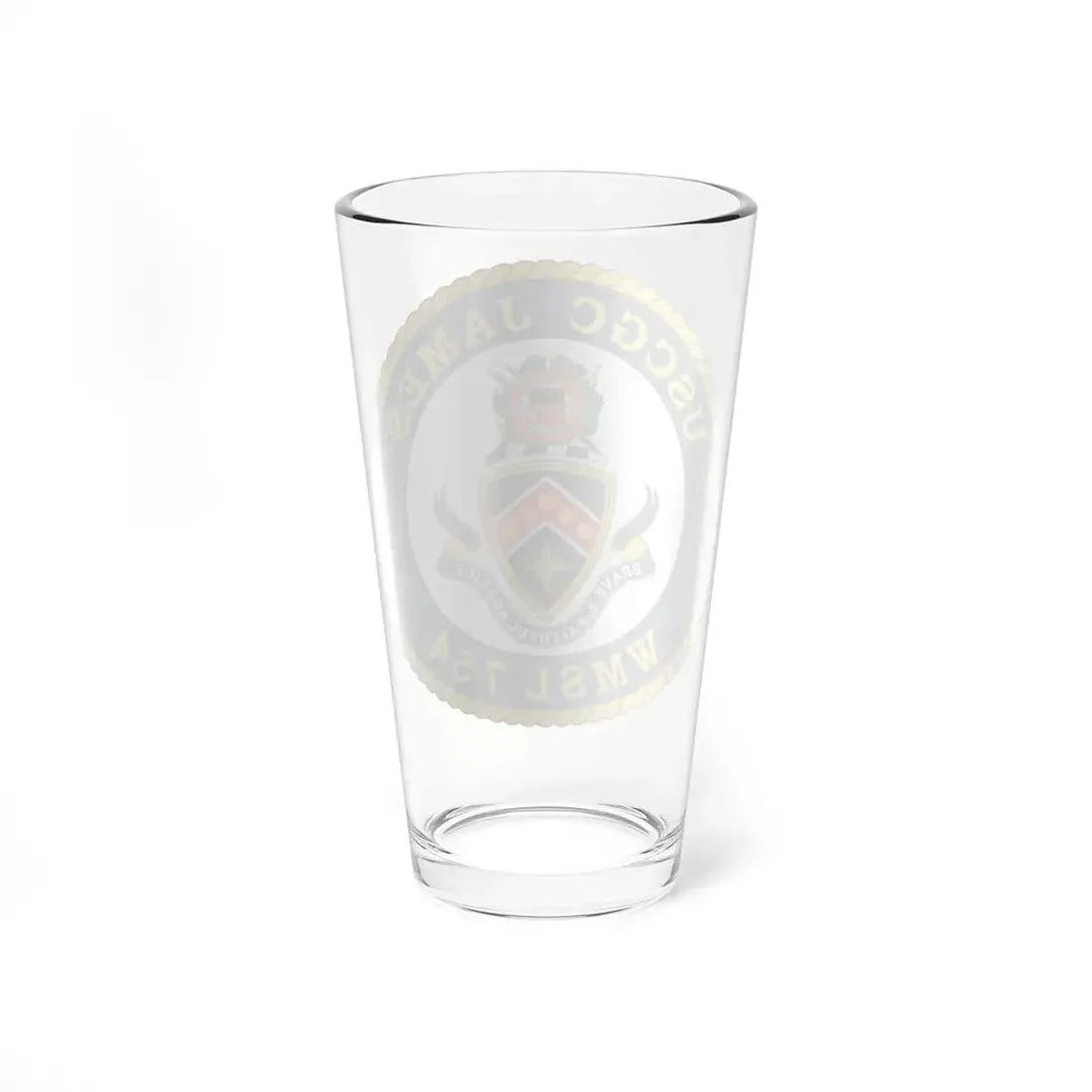 USCGC James WMSL 754 (U.S. Coast Guard) Pint Glass 16oz - Go Mug Yourself
