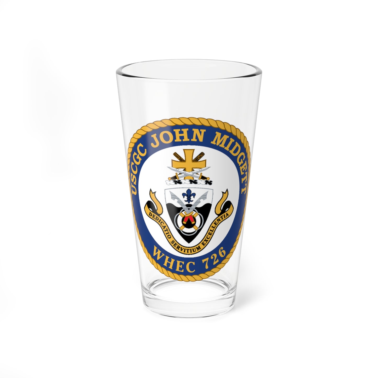 USCGC John Midgett WHEC 726 (U.S. Coast Guard) Pint Glass 16oz-16oz-Go Mug Yourself