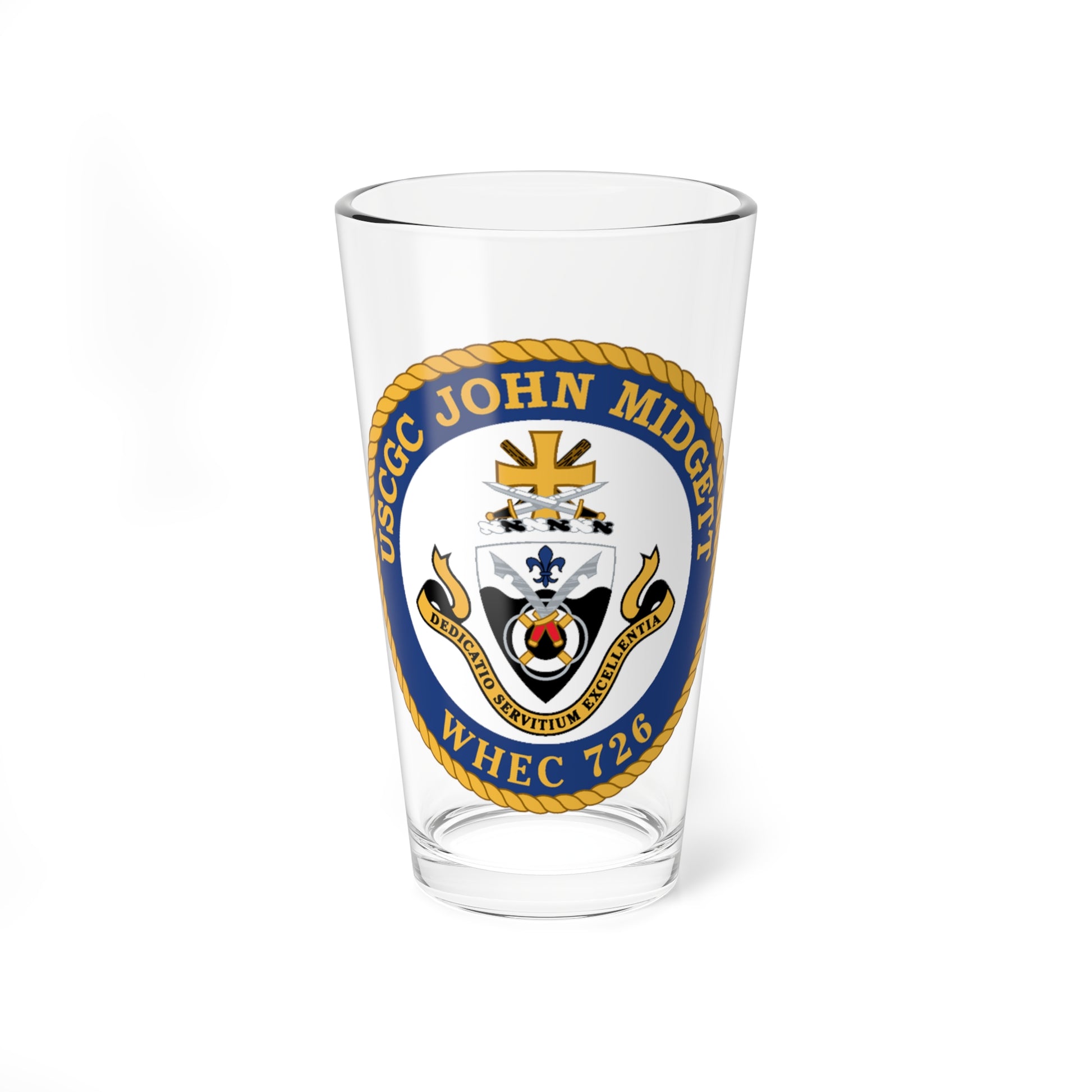 USCGC John Midgett WHEC 726 (U.S. Coast Guard) Pint Glass 16oz-16oz-Go Mug Yourself