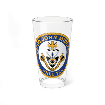 USCGC John Midgett WHEC 726 (U.S. Coast Guard) Pint Glass 16oz-16oz-Go Mug Yourself