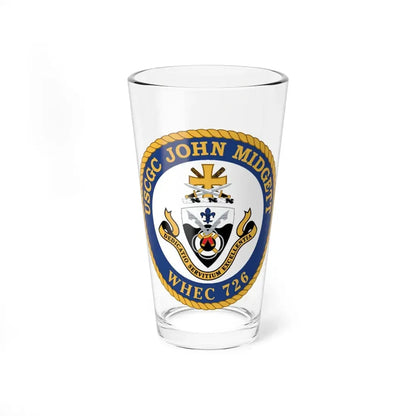 USCGC John Midgett WHEC 726 (U.S. Coast Guard) Pint Glass 16oz 16oz - Go Mug Yourself