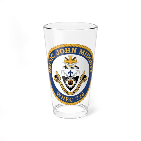 USCGC John Midgett WHEC 726 (U.S. Coast Guard) Pint Glass 16oz 16oz - Go Mug Yourself