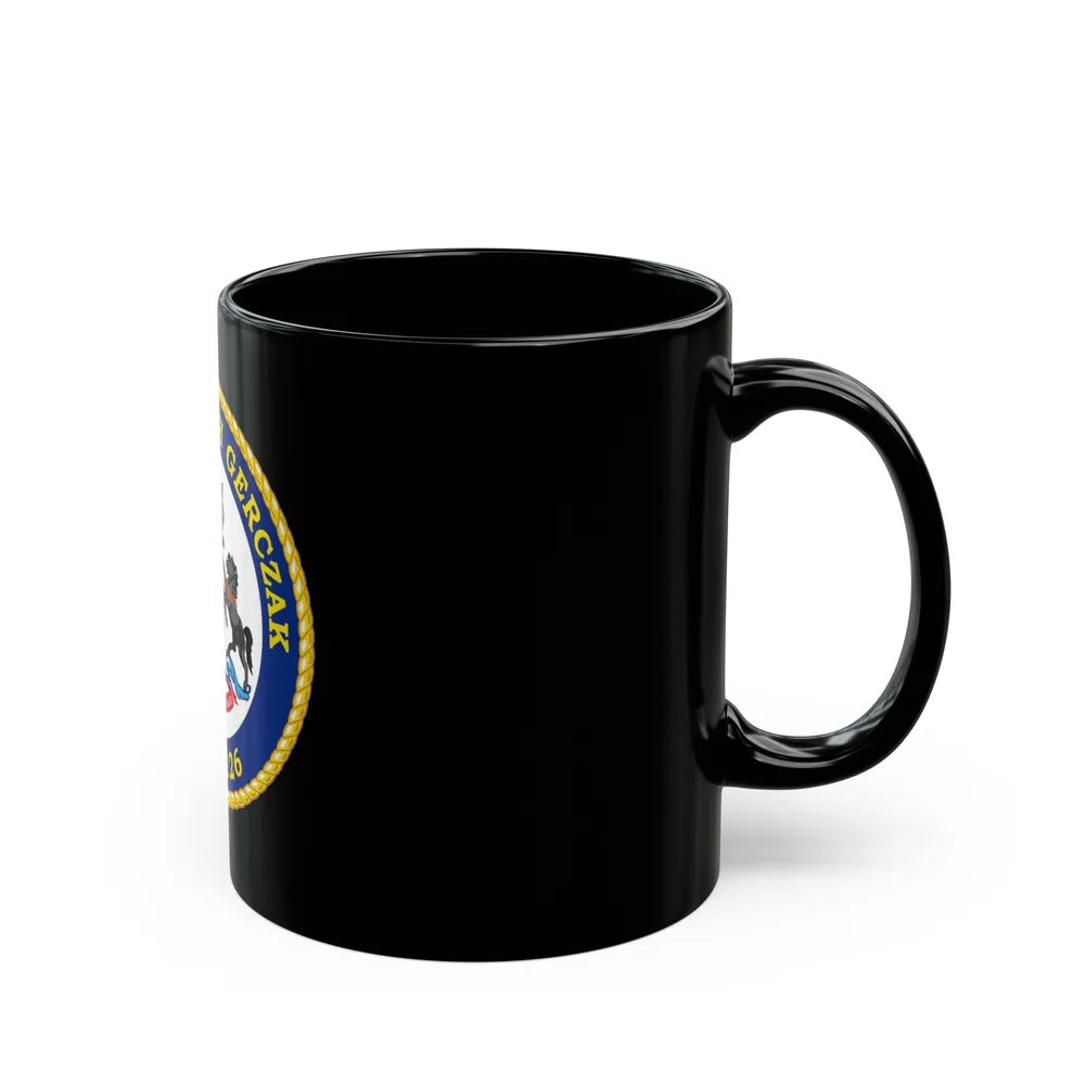 USCGC JOSEPH GERCZAK WPC 1126 (U.S. Coast Guard) Black Coffee Mug-Go Mug Yourself