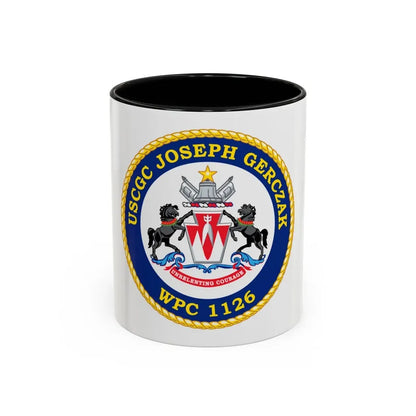 USCGC JOSEPH GERCZAK WPC 1126 (U.S. Coast Guard) Accent Coffee Mug 11oz Black - Go Mug Yourself