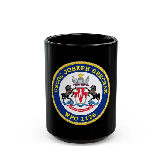 USCGC JOSEPH GERCZAK WPC 1126 (U.S. Coast Guard) Black Coffee Mug 15oz - Go Mug Yourself