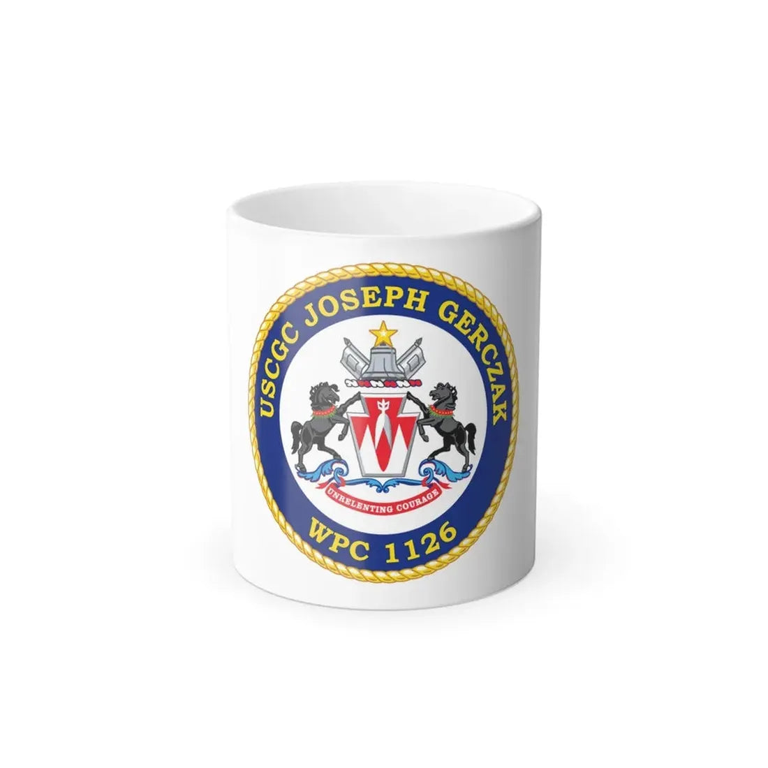 USCGC JOSEPH GERCZAK WPC 1126 (U.S. Coast Guard) Color Changing Coffee Mug 11oz - Go Mug Yourself