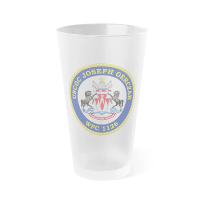 USCGC JOSEPH GERCZAK WPC 1126 (U.S. Coast Guard) Frosted Pint Glass 16oz Default Title - Go Mug Yourself