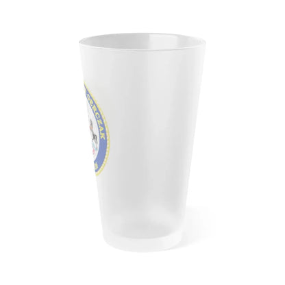 USCGC JOSEPH GERCZAK WPC 1126 (U.S. Coast Guard) Frosted Pint Glass 16oz - Go Mug Yourself