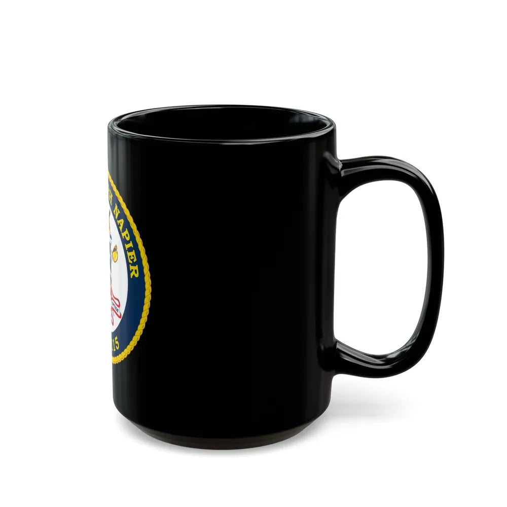 USCGC Joseph Napier WPC 115 (U.S. Coast Guard) Black Coffee Mug-Go Mug Yourself