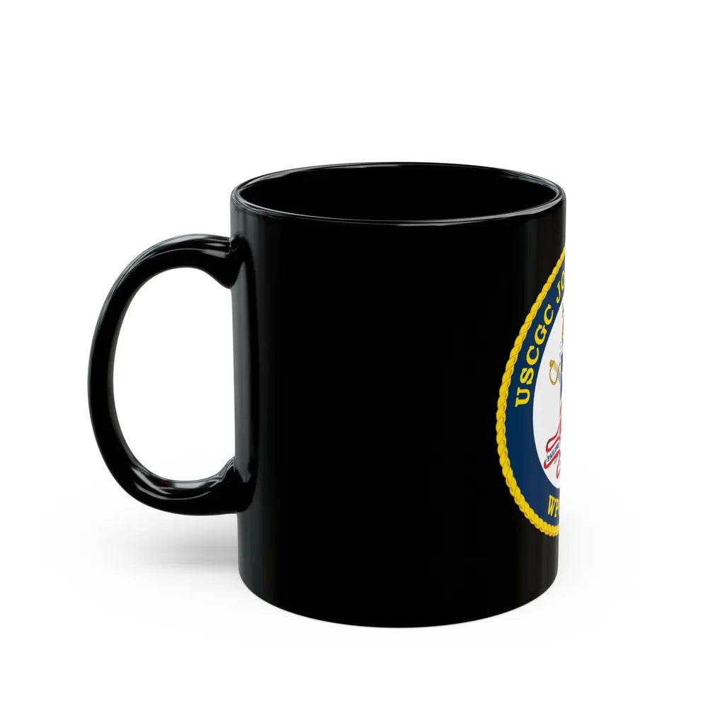 USCGC Joseph Napier WPC 115 (U.S. Coast Guard) Black Coffee Mug-Go Mug Yourself