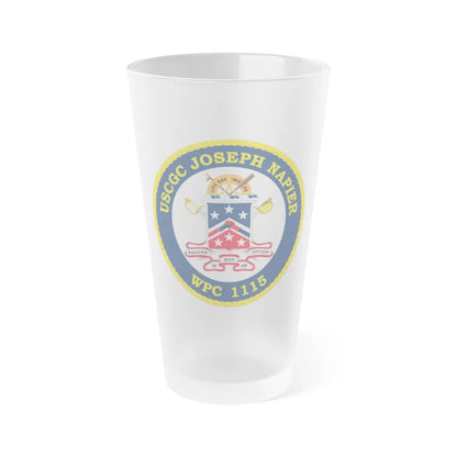 USCGC Joseph Napier WPC 115 (U.S. Coast Guard) Frosted Pint Glass 16oz-Go Mug Yourself