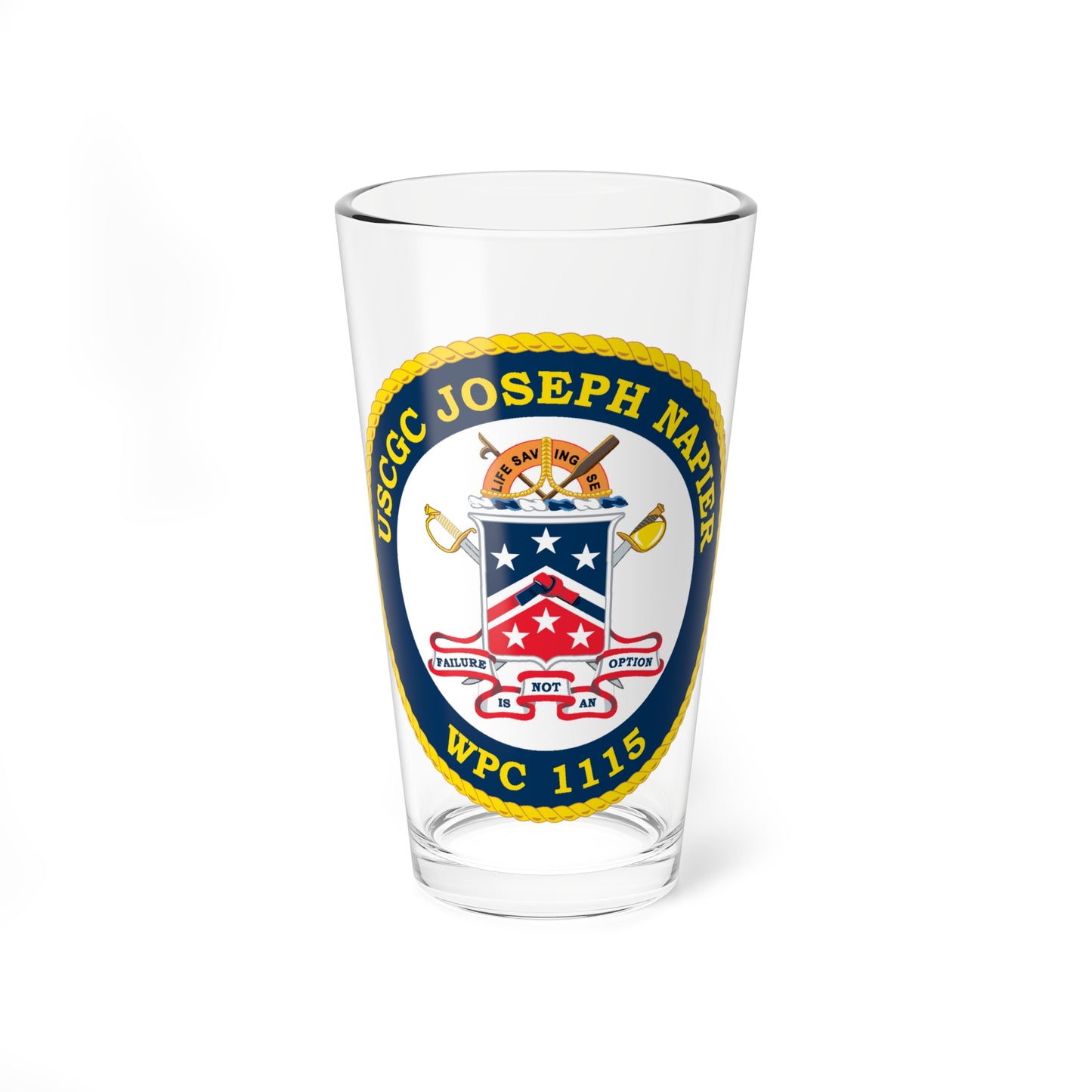 USCGC Joseph Napier WPC 115 (U.S. Coast Guard) Pint Glass 16oz-16oz-Go Mug Yourself