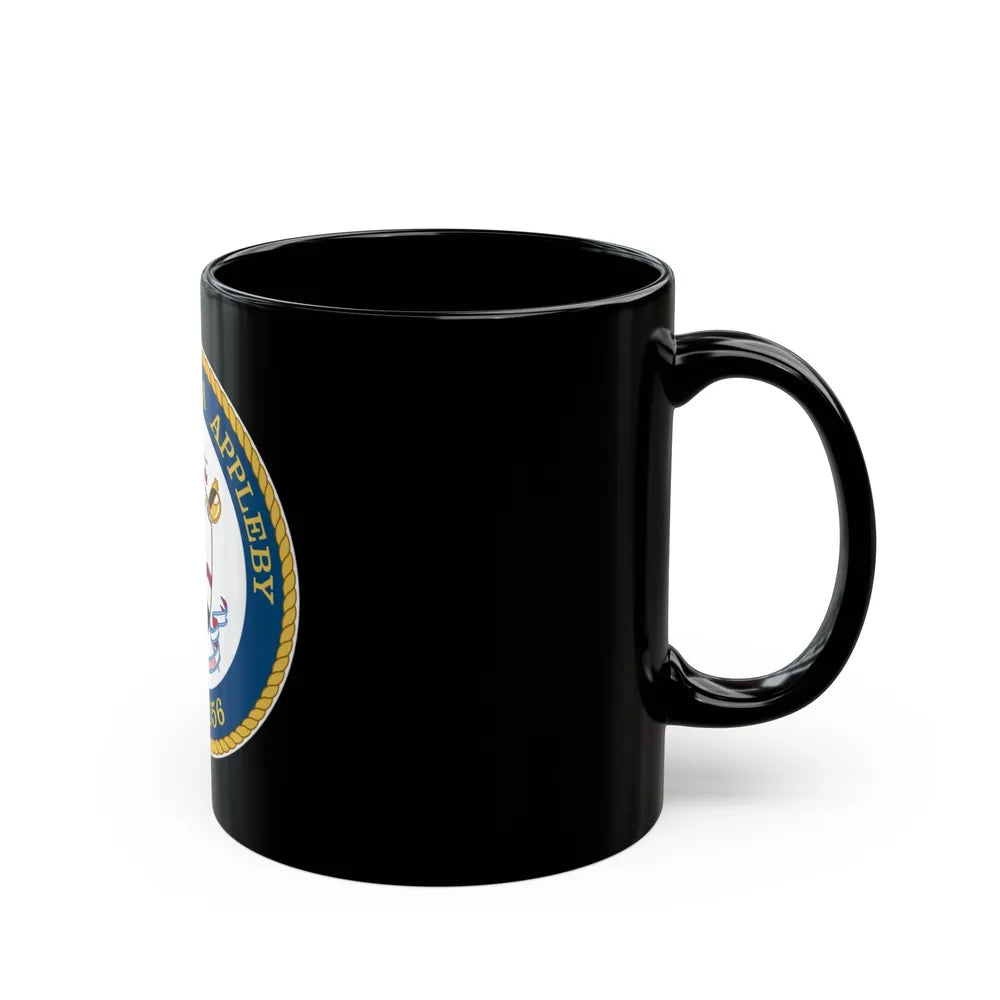 USCGC Joshua Appleby WLM 556 (U.S. Coast Guard) Black Coffee Mug-Go Mug Yourself