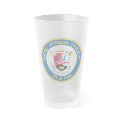 USCGC Joshua Appleby WLM 556 (U.S. Coast Guard) Frosted Pint Glass 16oz-Go Mug Yourself