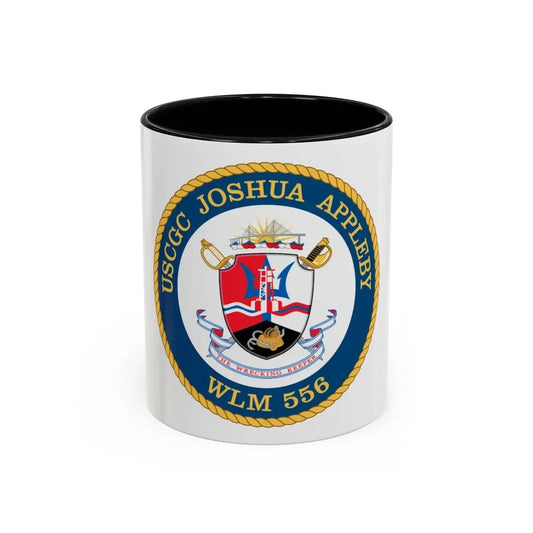 USCGC Joshua Appleby WLM 556 (U.S. Coast Guard) Accent Coffee Mug 11oz Black - Go Mug Yourself