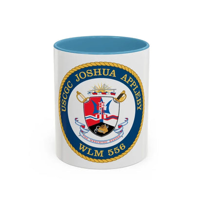 USCGC Joshua Appleby WLM 556 (U.S. Coast Guard) Accent Coffee Mug 11oz Light Blue - Go Mug Yourself