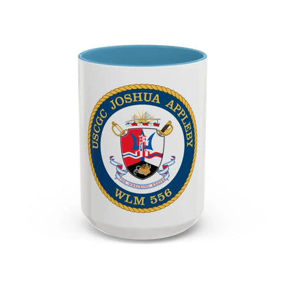 USCGC Joshua Appleby WLM 556 (U.S. Coast Guard) Accent Coffee Mug 15oz Light Blue - Go Mug Yourself