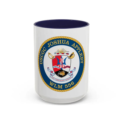 USCGC Joshua Appleby WLM 556 (U.S. Coast Guard) Accent Coffee Mug 15oz Navy - Go Mug Yourself