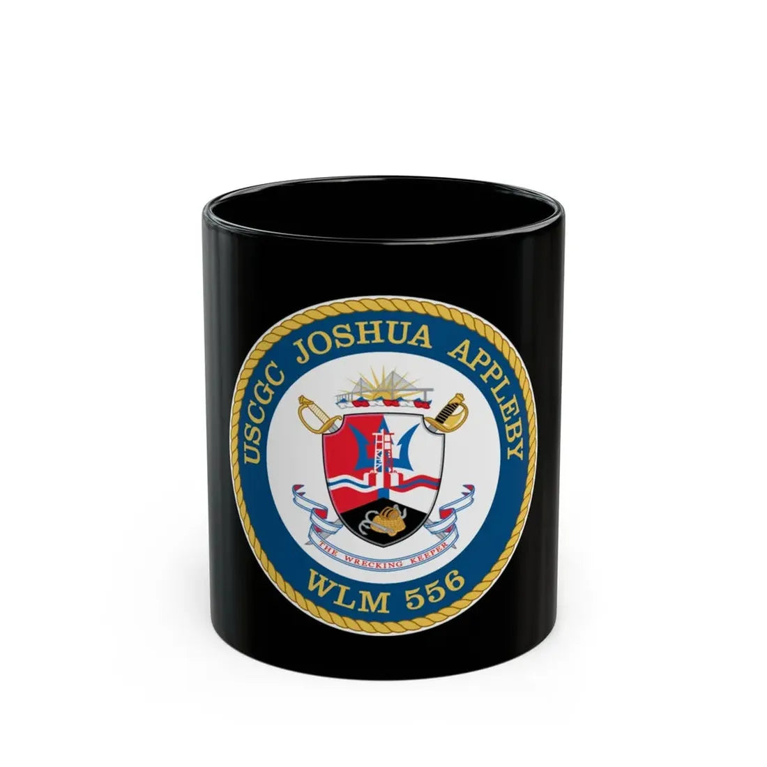 USCGC Joshua Appleby WLM 556 (U.S. Coast Guard) Black Coffee Mug 11oz - Go Mug Yourself