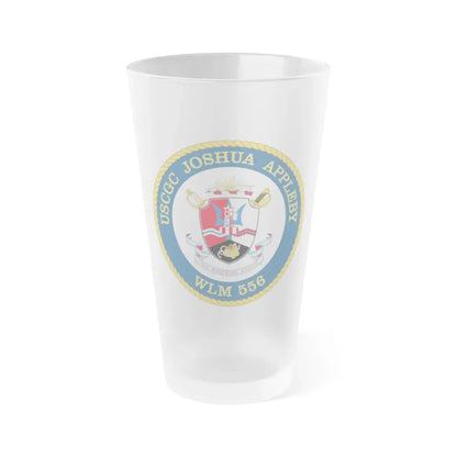 USCGC Joshua Appleby WLM 556 (U.S. Coast Guard) Frosted Pint Glass 16oz Default Title - Go Mug Yourself
