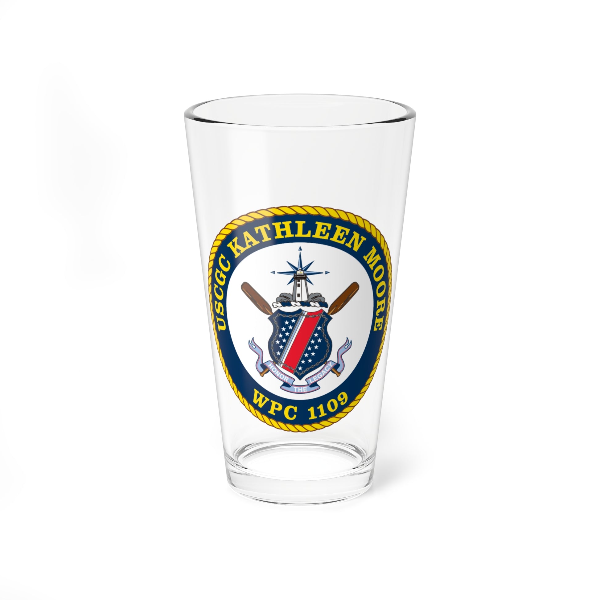 USCGC Kathleen Moore (U.S. Coast Guard) Pint Glass 16oz-16oz-Go Mug Yourself