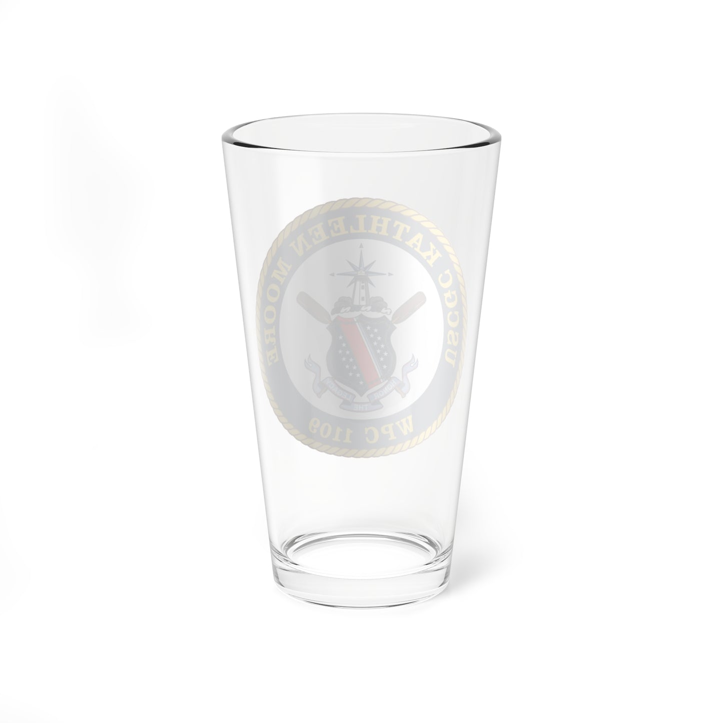 USCGC Kathleen Moore (U.S. Coast Guard) Pint Glass 16oz-Go Mug Yourself