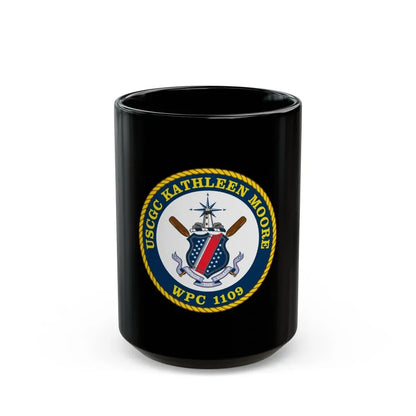 USCGC Kathleen Moore (U.S. Coast Guard) Black Coffee Mug 15oz - Go Mug Yourself