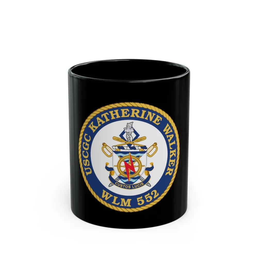 USCGC Kathrine Walker WLM 552 (U.S. Coast Guard) Black Coffee Mug-11oz-Go Mug Yourself