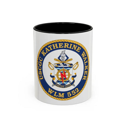 USCGC Kathrine Walker WLM 552 (U.S. Coast Guard) Accent Coffee Mug 11oz Black - Go Mug Yourself
