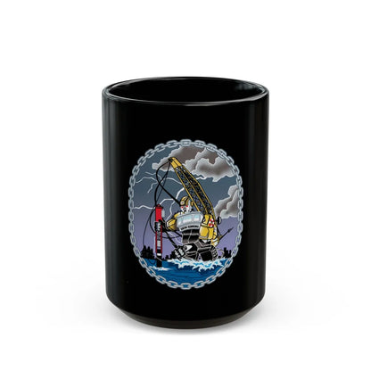 USCGC KENNEBEC (U.S. Coast Guard) Black Coffee Mug-15oz-Go Mug Yourself