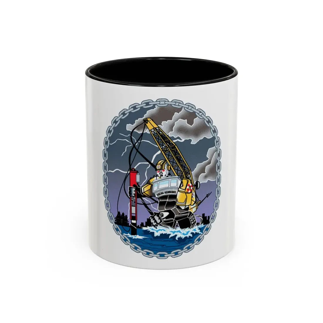 USCGC KENNEBEC (U.S. Coast Guard) Accent Coffee Mug 11oz Black - Go Mug Yourself