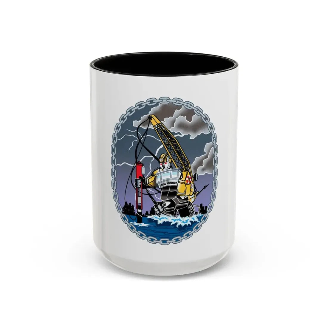 USCGC KENNEBEC (U.S. Coast Guard) Accent Coffee Mug 15oz Black - Go Mug Yourself