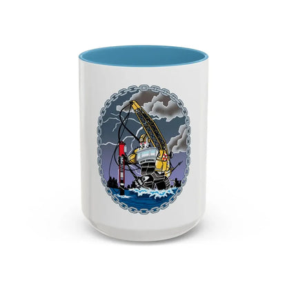 USCGC KENNEBEC (U.S. Coast Guard) Accent Coffee Mug 15oz Light Blue - Go Mug Yourself