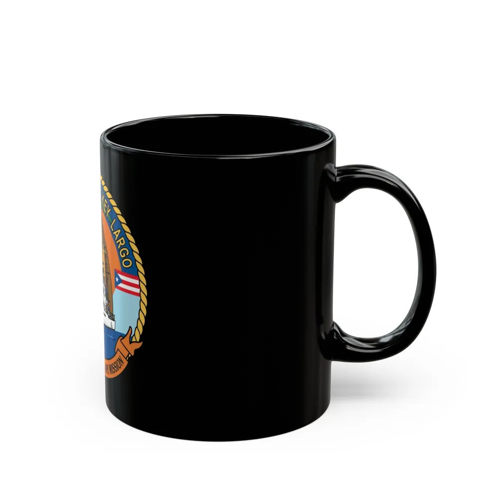 USCGC Key Largo WPB 1324 1 (U.S. Coast Guard) Black Coffee Mug-Go Mug Yourself